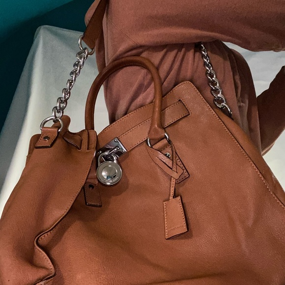 Tan/Brown Michael Kors Bag - Picture 5 of 5